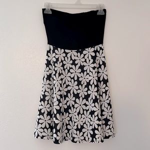 Floral tube top dress